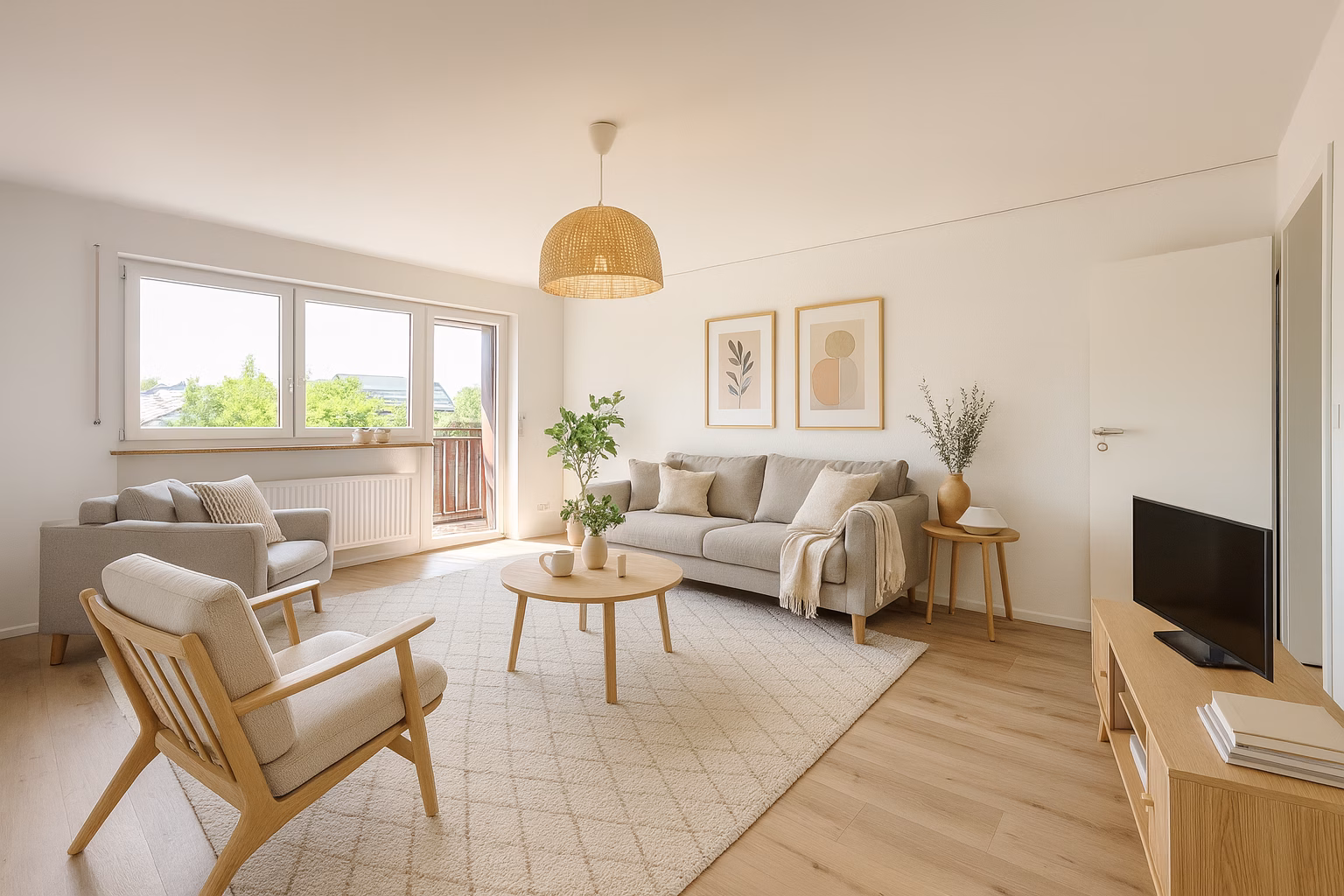 Wohnbeispiel Wohnzimmer
