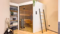 Badezimmer mit Sauna