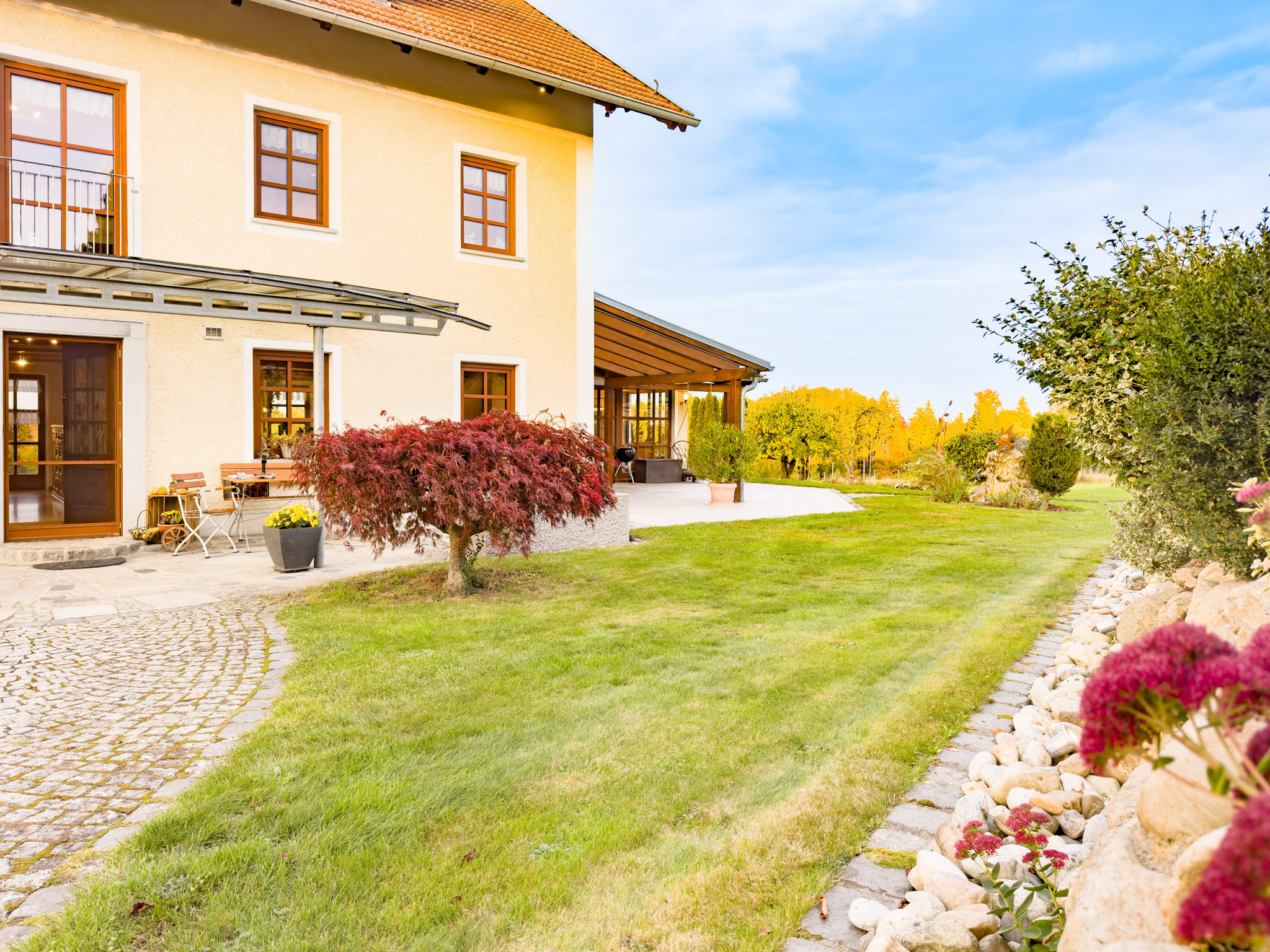 gemütlicher Innenhof