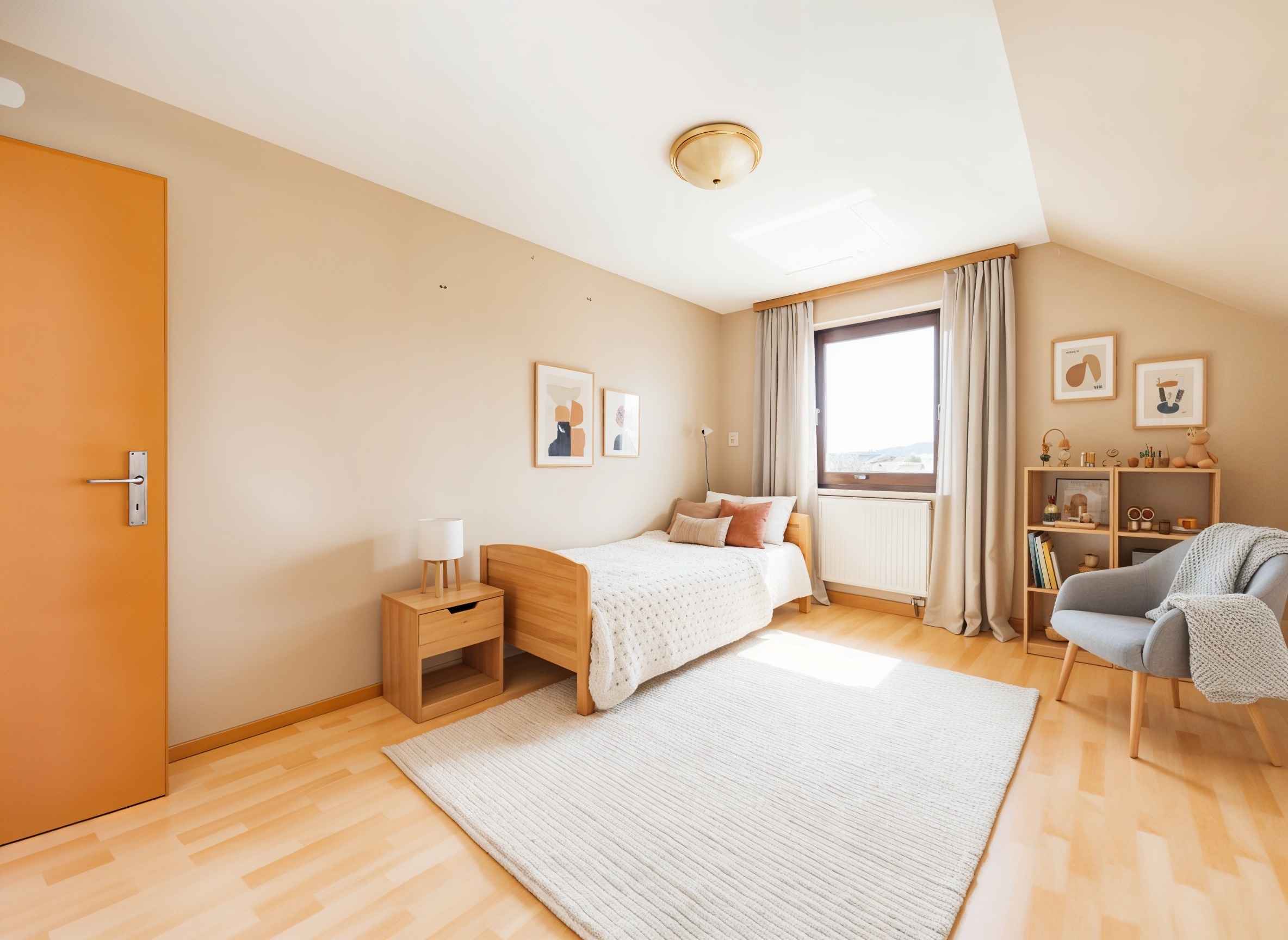 Kinderzimmer 1 im DG - (KI generiert)