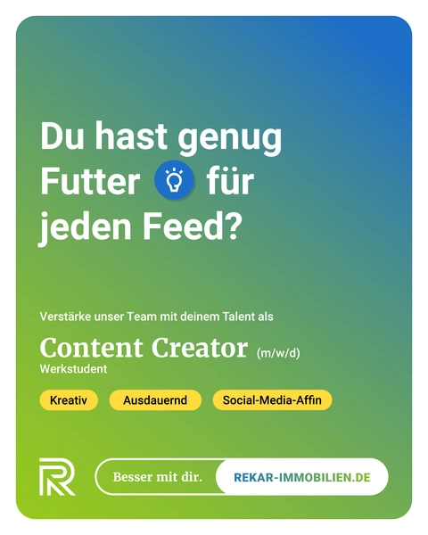 Content Creator gesucht