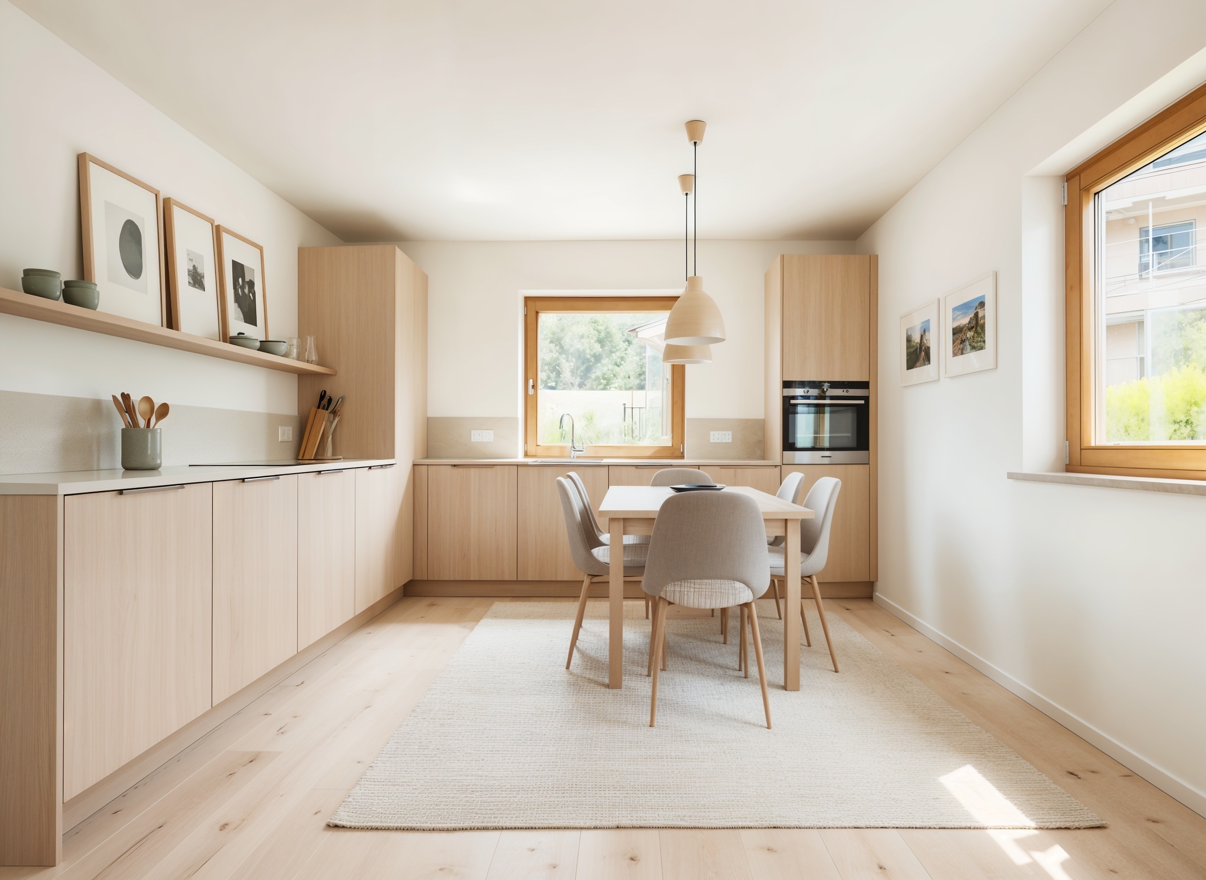 Einbauküche mit Essplatz im EG