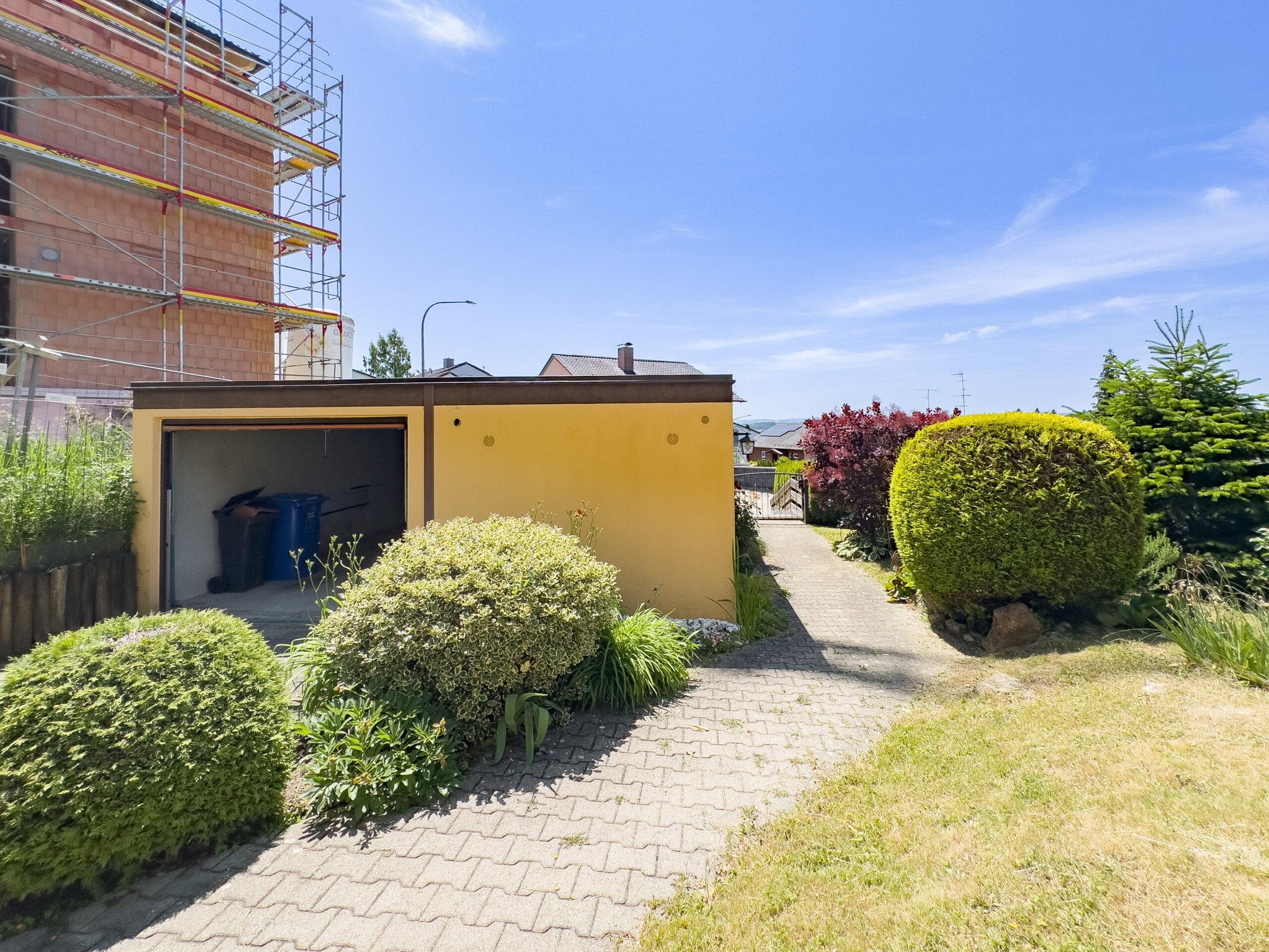 Zugang zu den Garagen