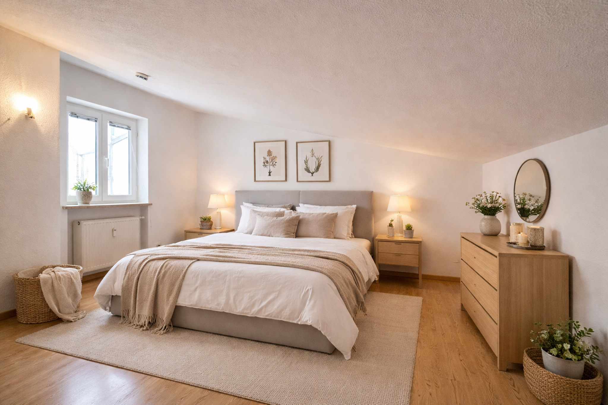 Schlafzimmer 1 im OG - KI generiert