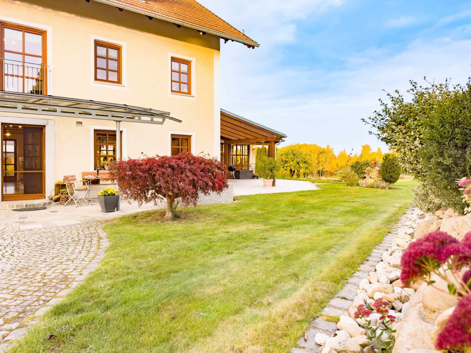 gemütlicher Innenhof