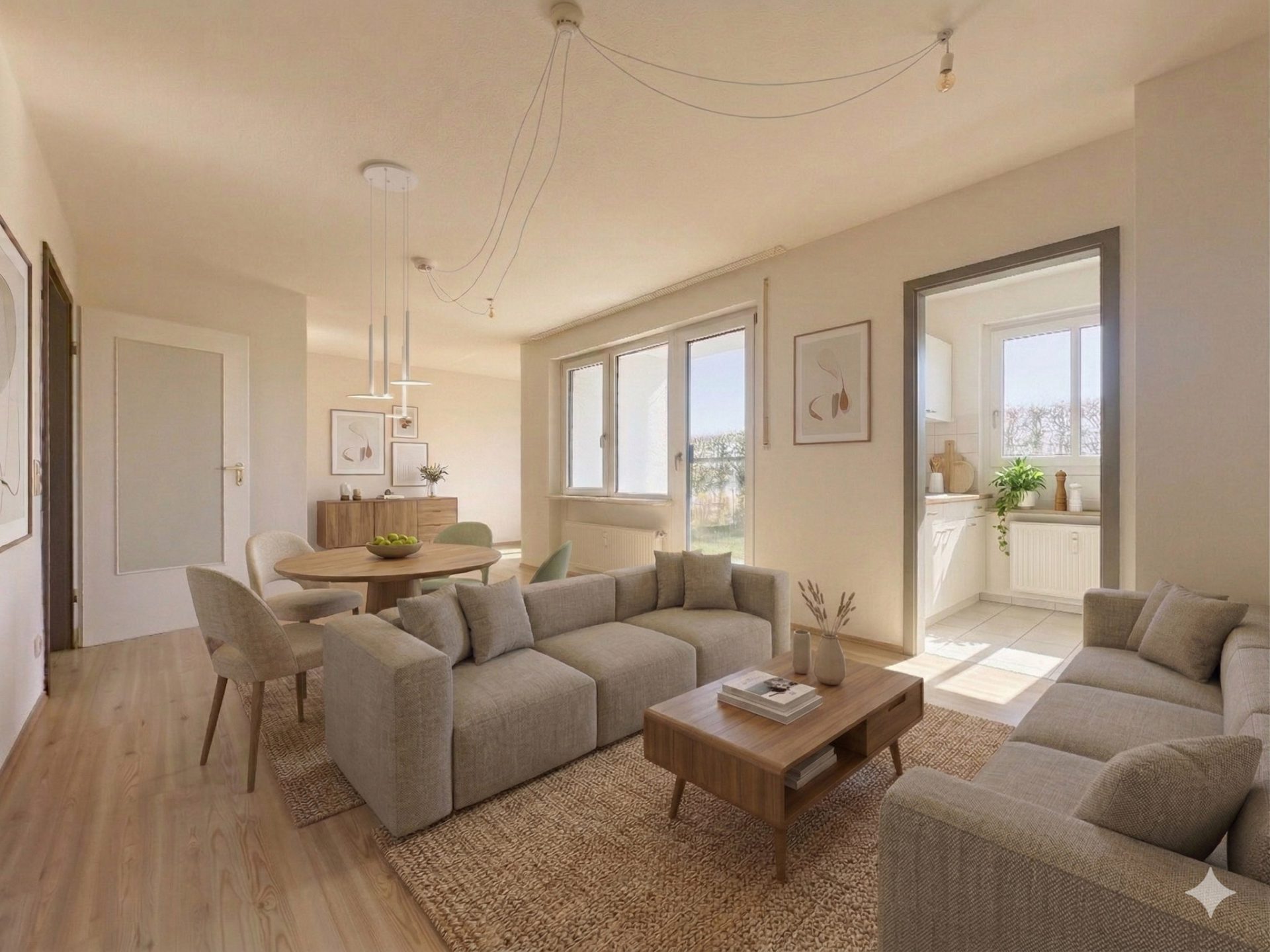 Wohnzimmer - KI generiert