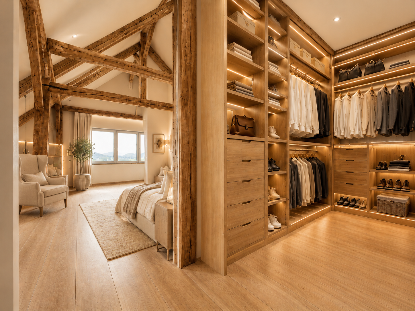 Schlafzimmer DG - KI generiert
