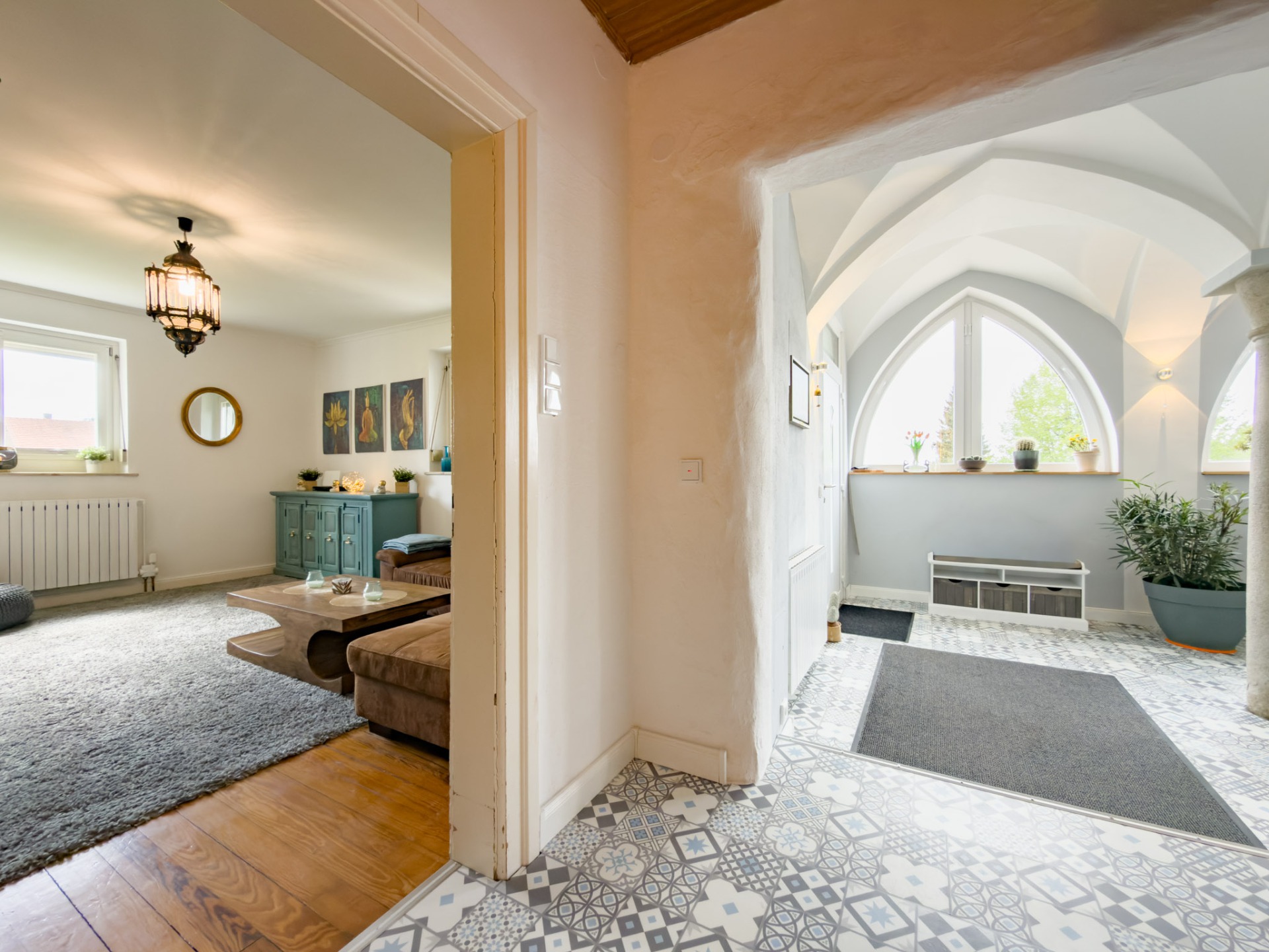 Zugang kleines Wohnzimmer