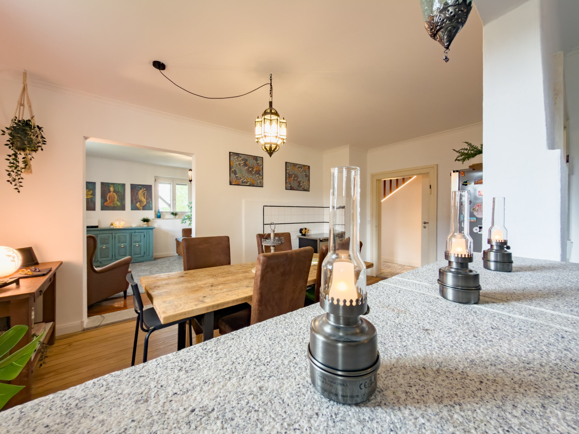 Blick ins Esszimmer