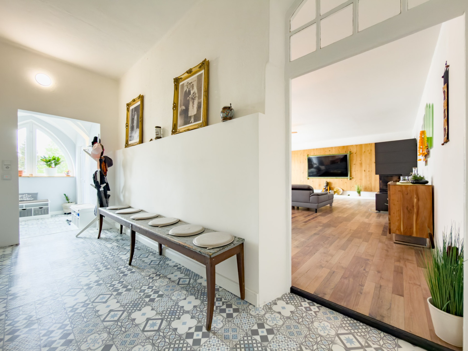 Zugang großes Wohnzimmer
