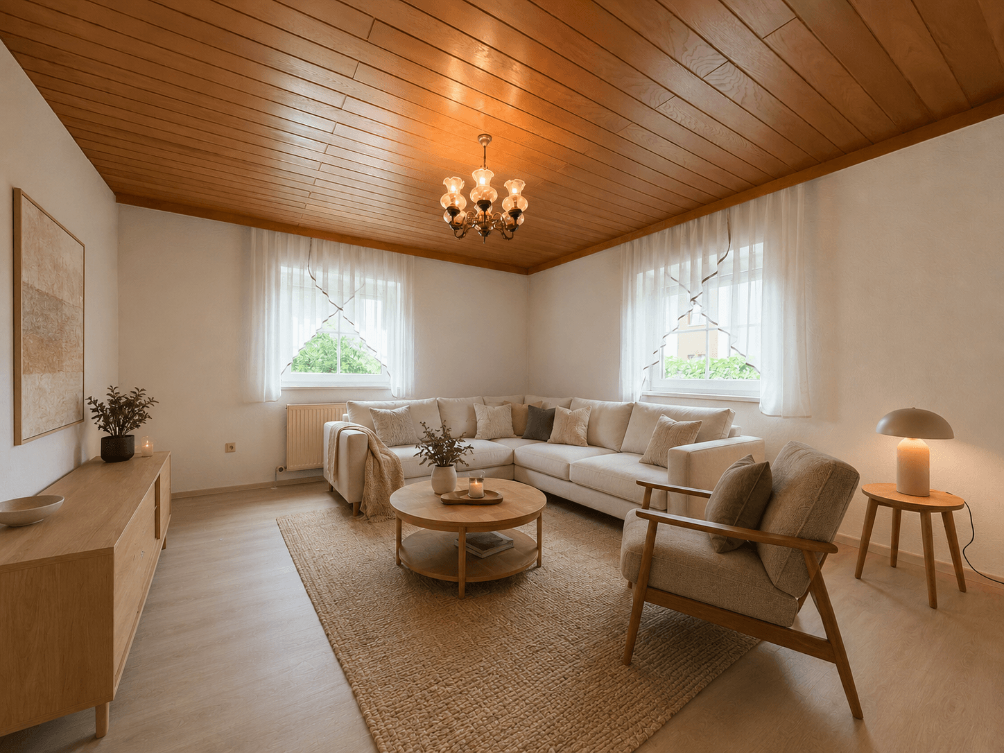 Wohnzimmer im EG (KI generiert)