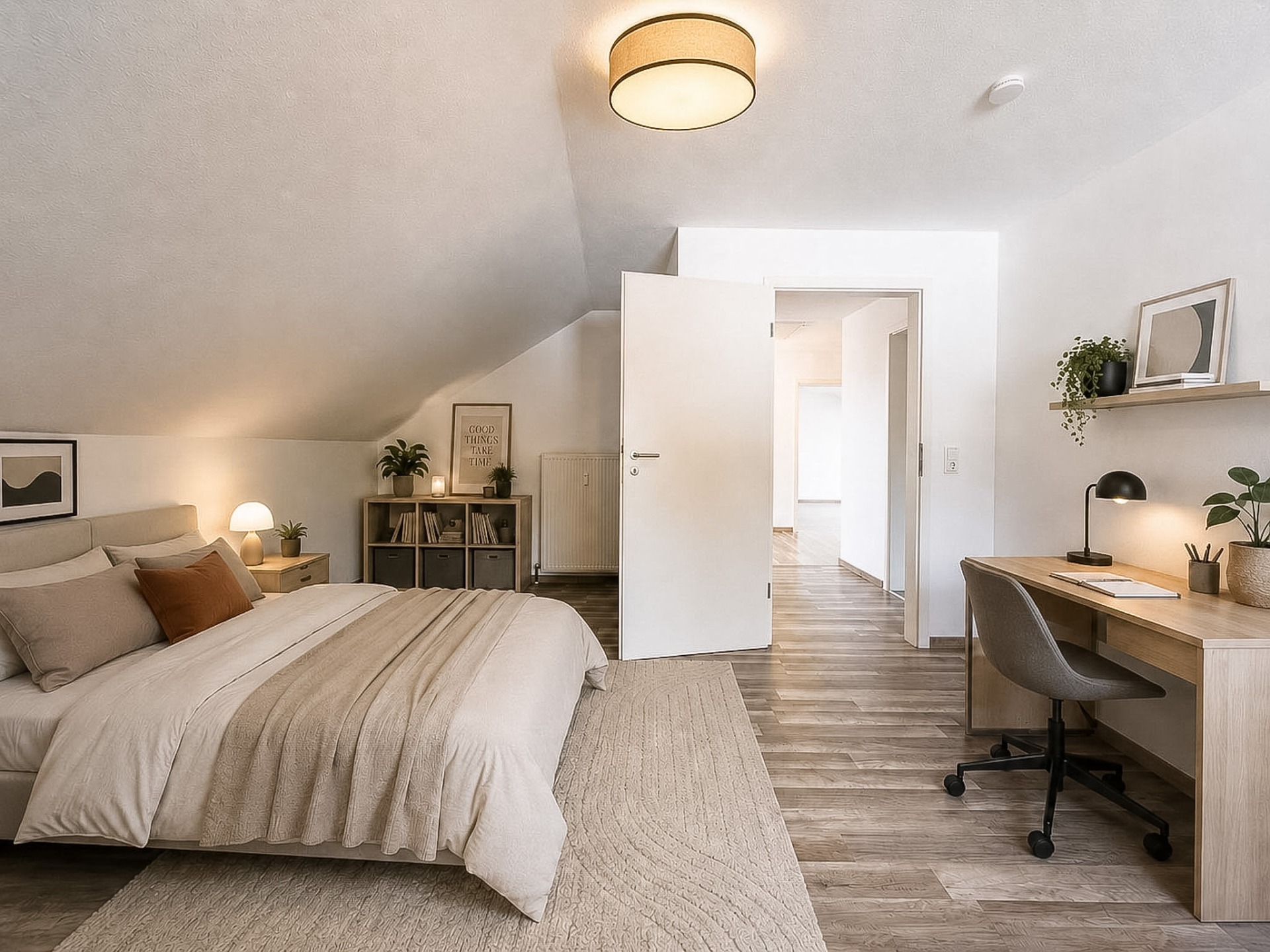 Büro (oder Schlafzimmer) im EG (Bestand) - KIgeneriert