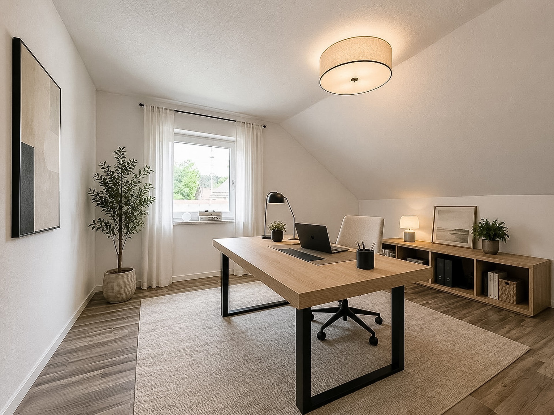Büro (oder Schlafzimmer) im EG (Bestand) - KI generiert