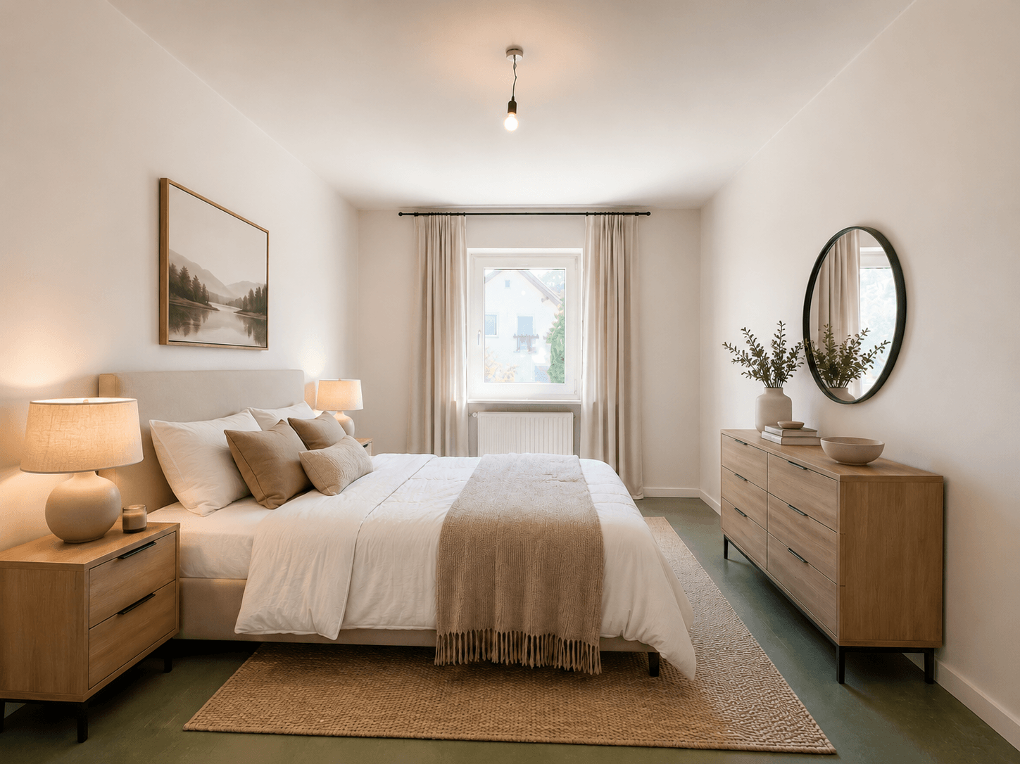 Schlafzimmer - mit KI bearbeitet