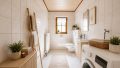 Badezimmer im EG (Anbau) - KI generiert