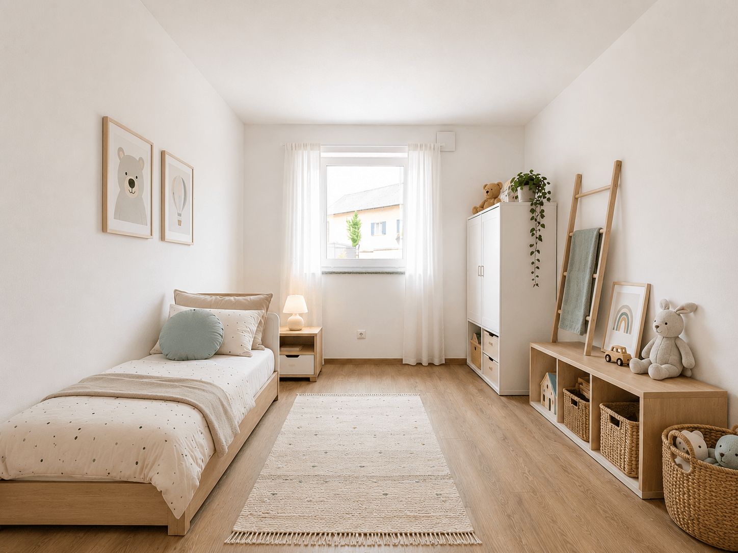 mit KI gestaged - Kinderzimmer
