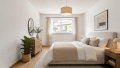 mit KI gestaged - Schlafzimmer