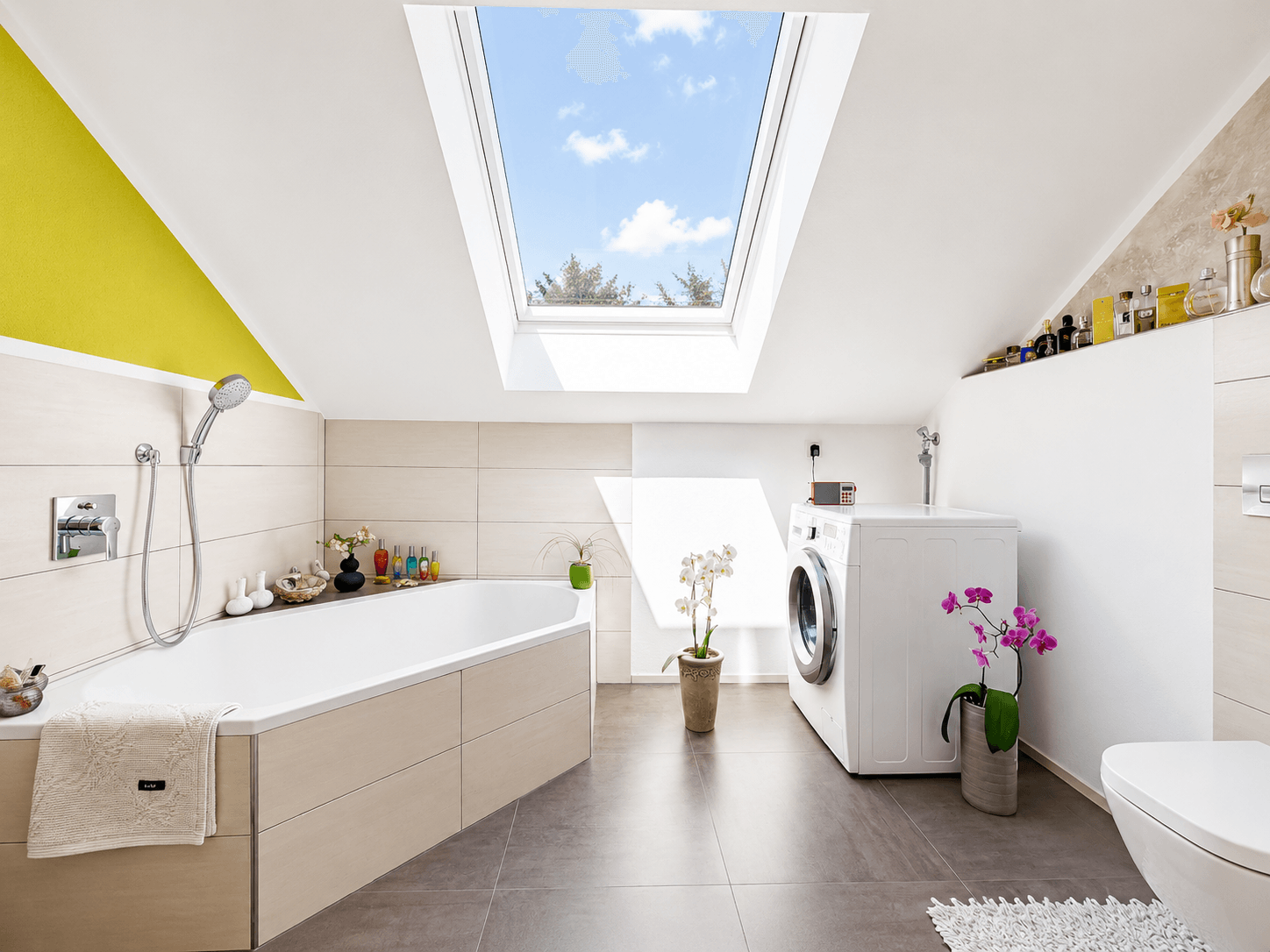 helles Badezimmer
