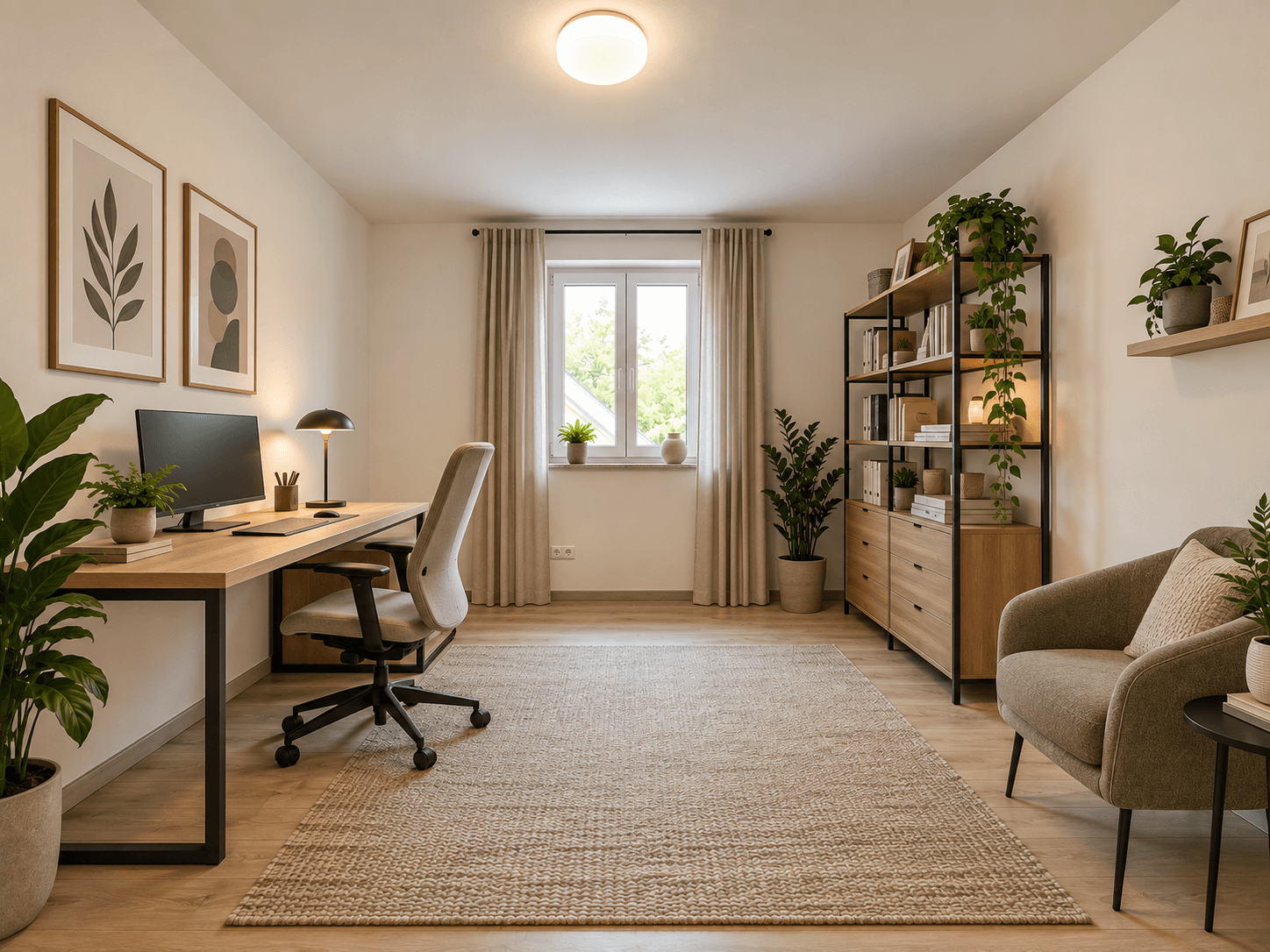 Arbeitszimmer - KI generiert