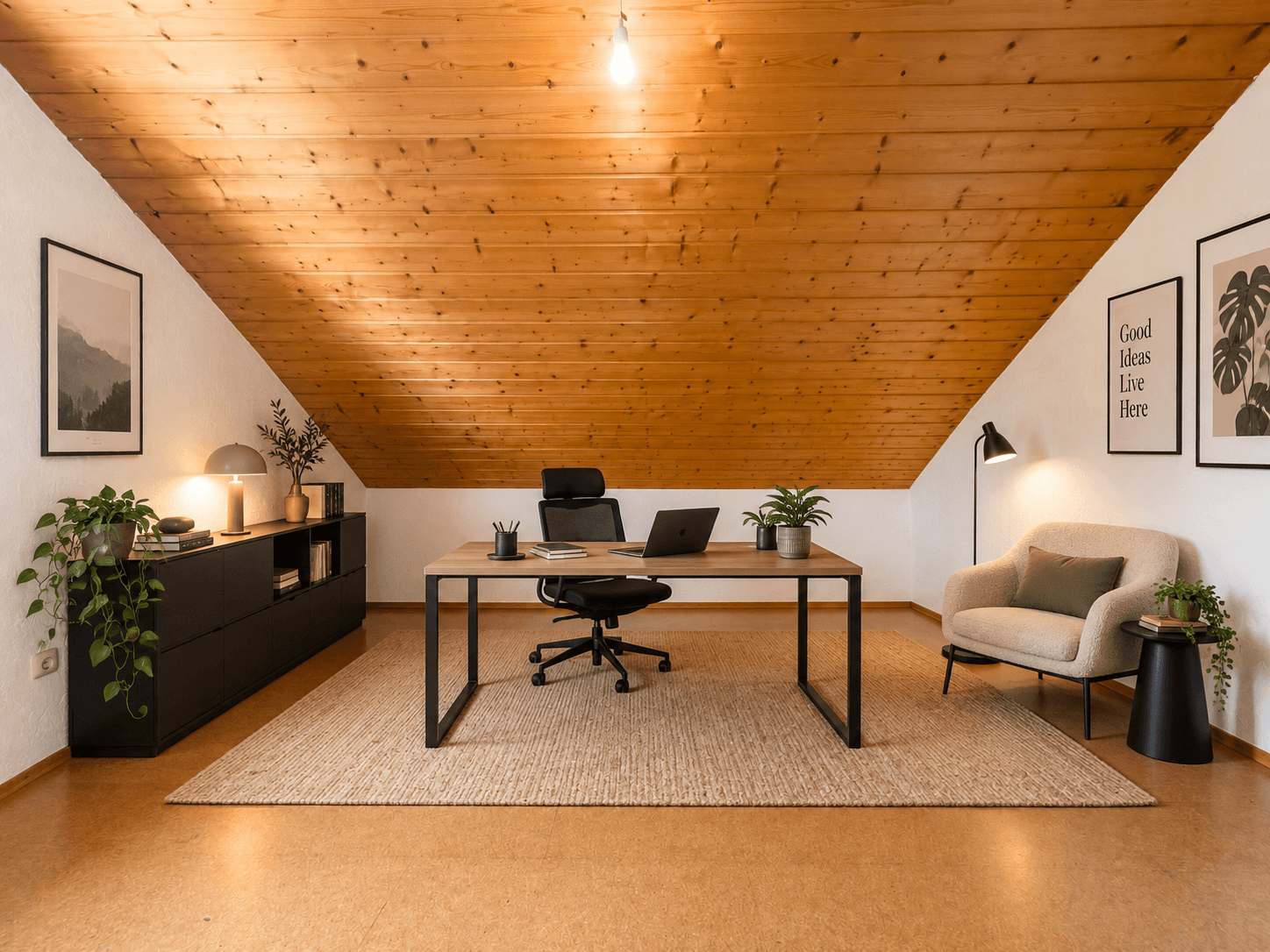 KI generiert - Büro oder Schlafzimmer