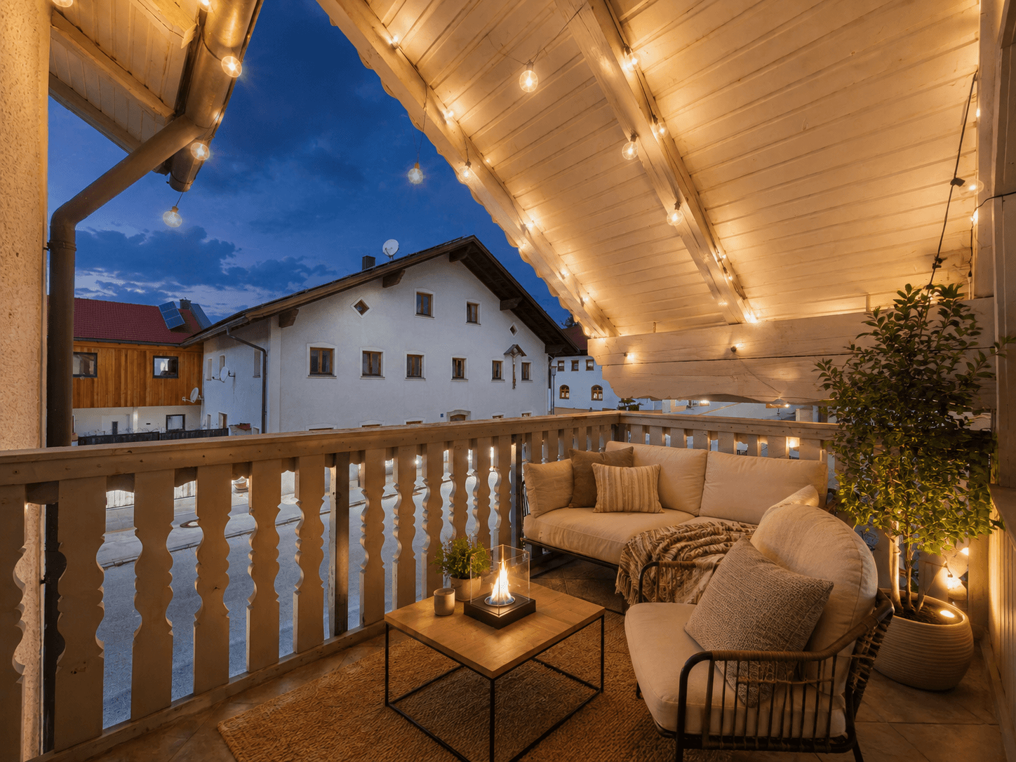 Balkon im OG - KI generiert