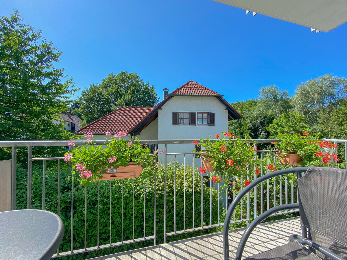 Blick vom Balkon