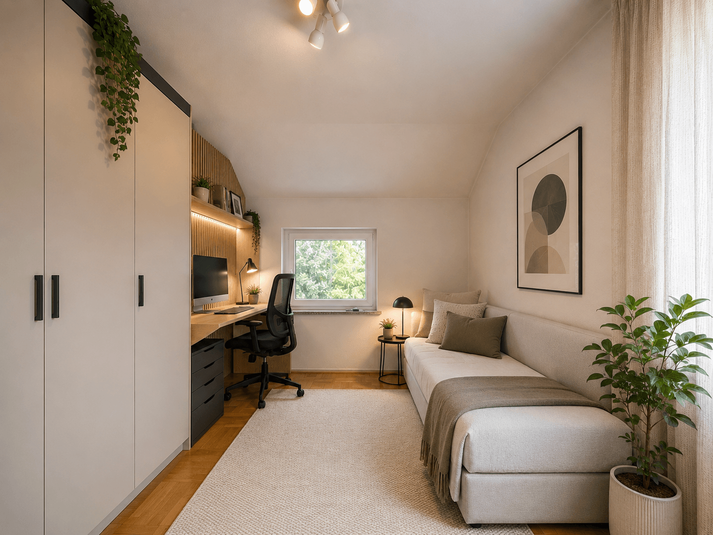 KI generiert - Büro & Gästezimmer