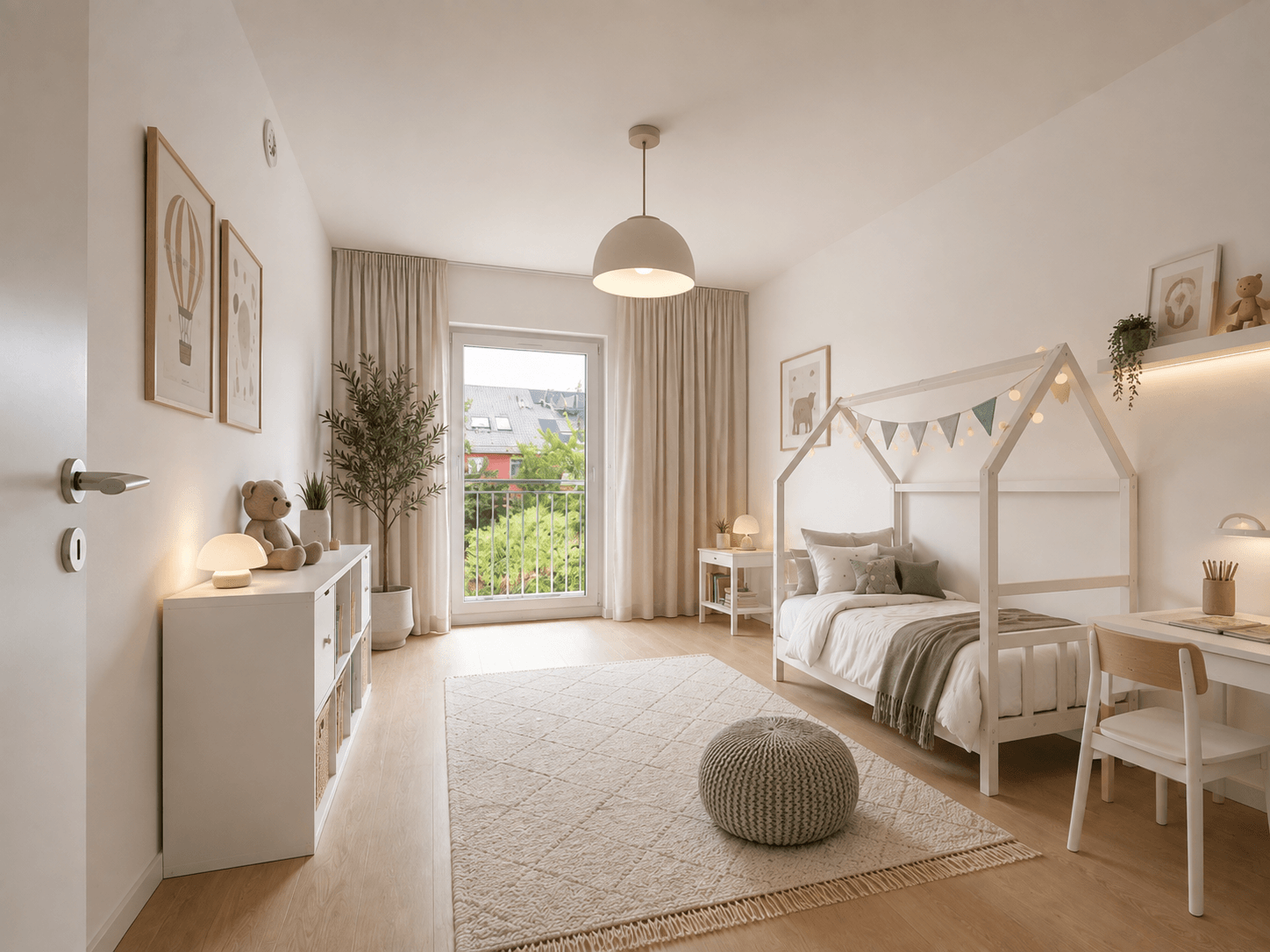 Kinderzimmer 1 im OG - mit KI visualisiert