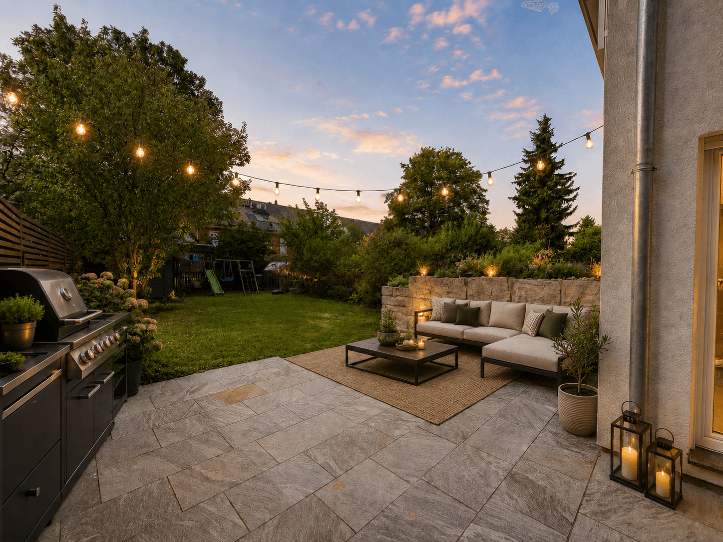 Terrasse - mit KI visualiert