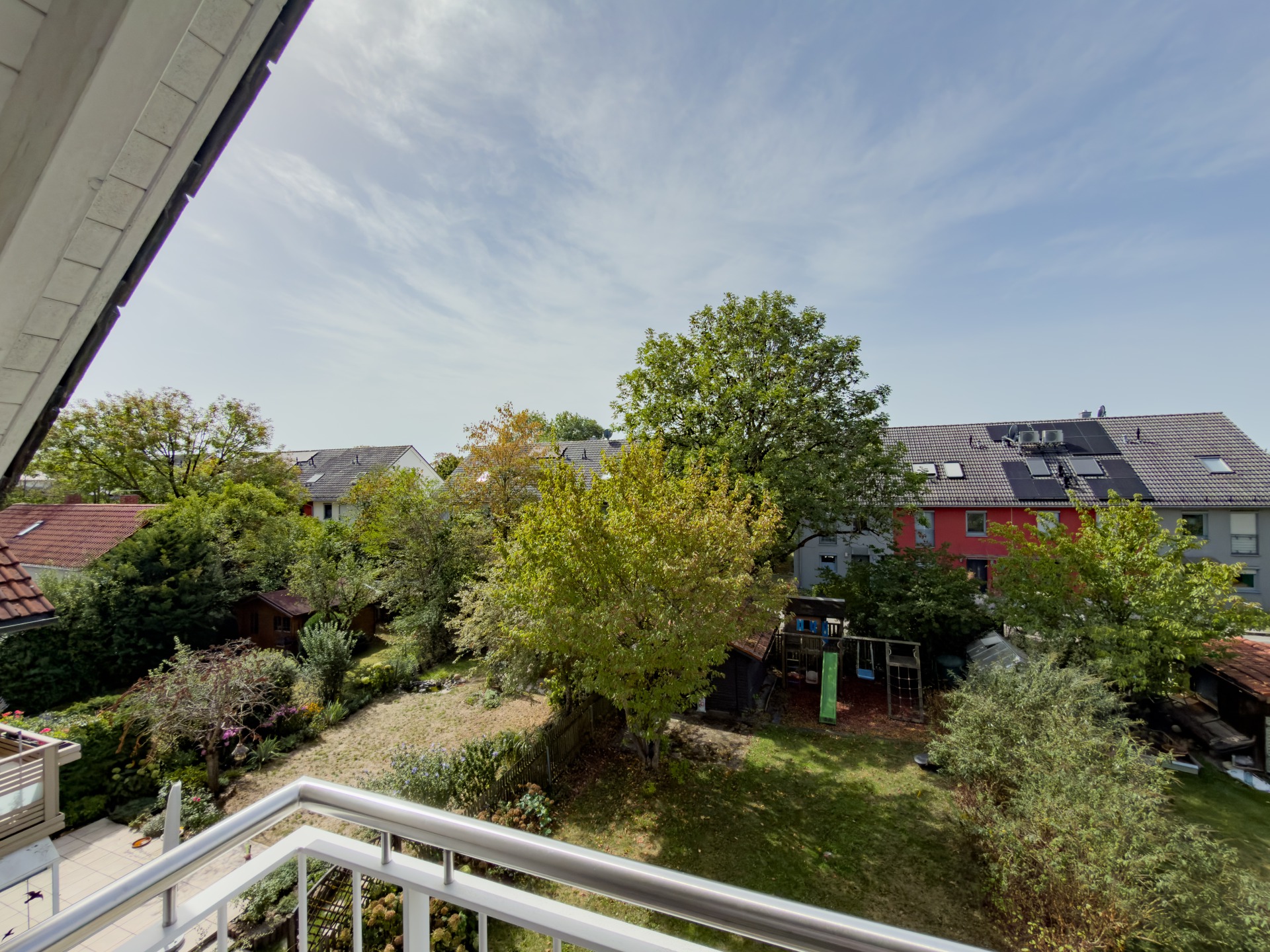 Ausblick vom Balkon