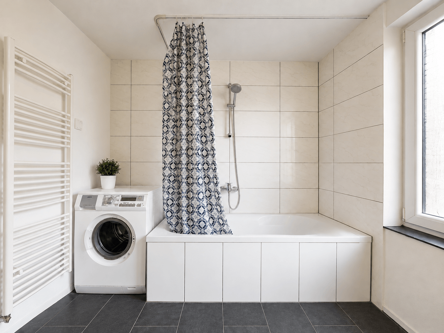 Badezimmer - mit KI aufgeräumt