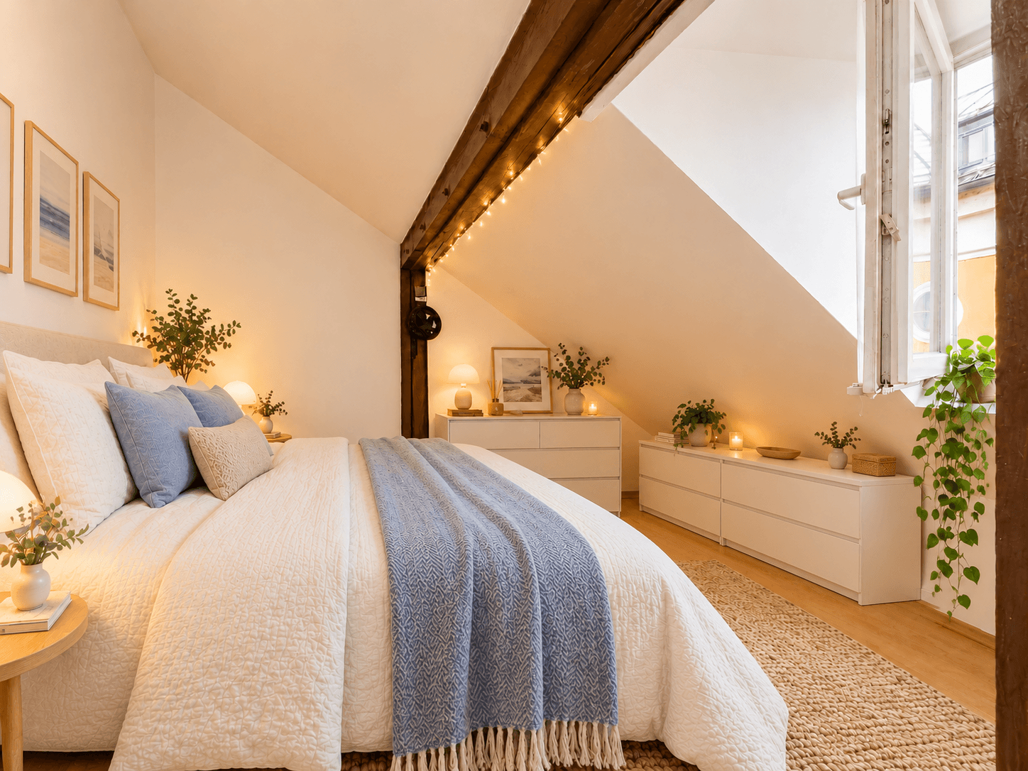 Schlafzimmer - mit KI eingerichtet