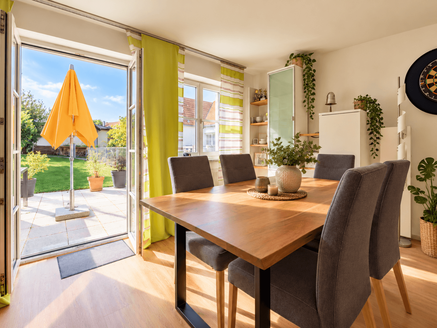 Wohn- und Esszimmer - KI bearbeitet