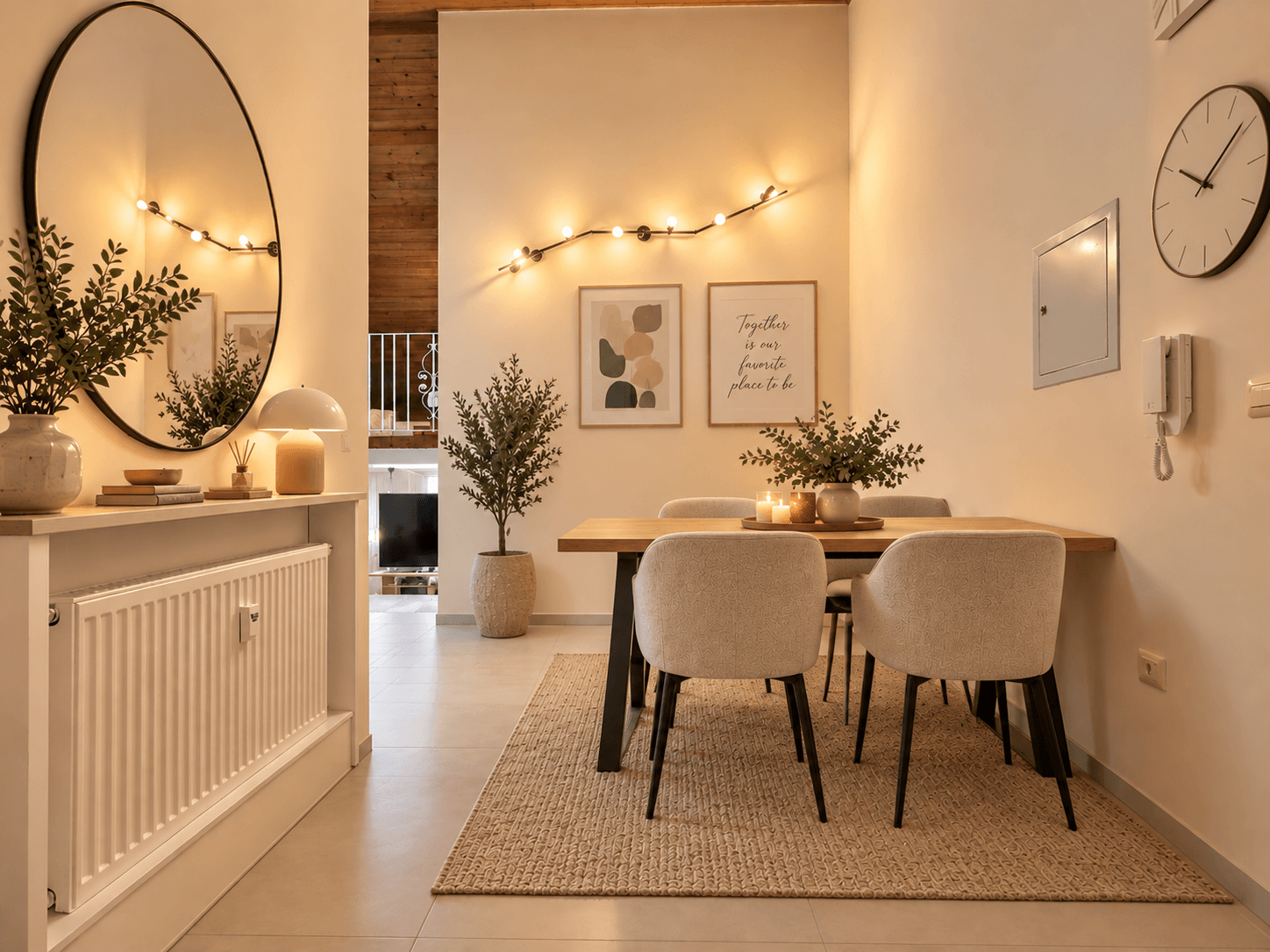 Esszimmer - mit KI visualisiert
